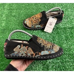 NWT Majitangcun Old Beijing Dragon Embroidered Kung Fu Tai Chi Shoes SZ 40